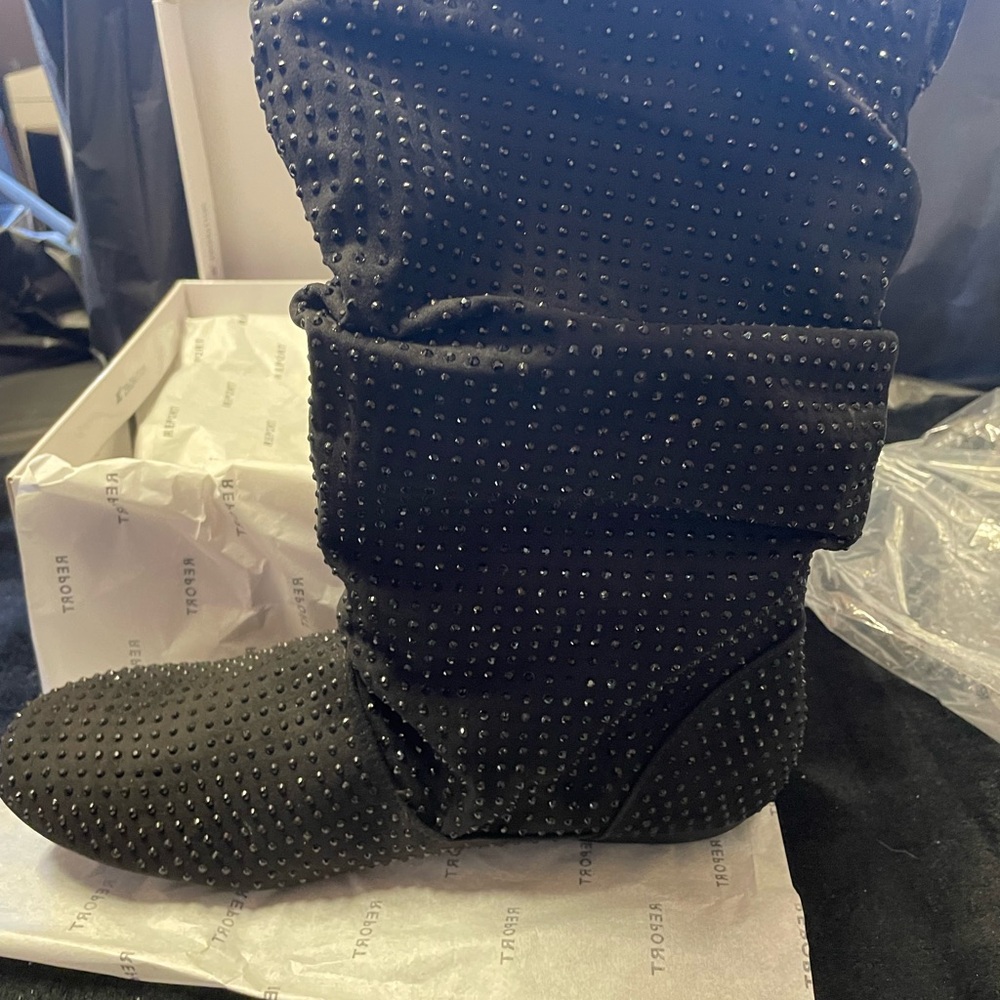 Black Studded Boots